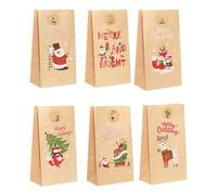 Bolsas de Navidad Advnt Calndar - Cajas de regalo DIY Countdown, juego de pegatinas numéricas, decoraciones festivas | Actividad divertida para niños, adultos, niños, niñas, tratos, celebración