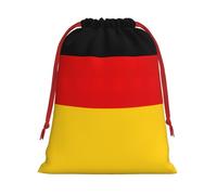 Bolsas de Navidad con bandera alemana, bolsa de almacenamiento, suministros de fiesta de cumpleaños, también se puede utilizar para almacenamiento diario
