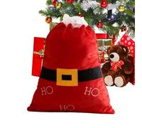 Bolsas De Navidad Con Cordón - Grande Con Cordón De Santa Para Fiestas - Bolsas De Golosinas Navideñas | Para Niños Familia Amigos Cumpleaños Año Nuevo Fiesta