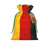 Bolsas de Navidad con estampado de bandera de Alemania, bolsas de regalo con cordón, bolsas de regalo de cumpleaños, regalos de fiesta de Navidad