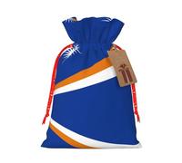 Bolsas de Navidad con estampado de bandera de las Islas Marshall con cordones, bolsas de regalo de Navidad, bolsas de recuerdos de fiesta, M
