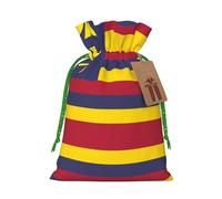 Bolsas de Navidad con estampado de bandera del Reino de Hawái con cordones, bolsas de regalo de Navidad, bolsas de recuerdos de fiesta, S