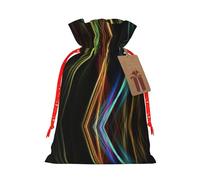 Bolsas de Navidad con líneas coloridas, regalos de fiesta de amigos, regalos de cumpleaños, bodas, aperitivos