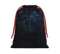 Bolsas de Navidad con mapa de constelaciones de estrellas, bolsa de almacenamiento, suministros de fiesta de cumpleaños, también se puede utilizar para almacenamiento diario