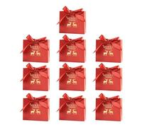 Bolsas de Navidad, con pajarita, decoración de fiesta de Navidad, para compartir festivales, fiestas, celebraciones, alegrías, hogar, tradición, familia, escuela, decoración