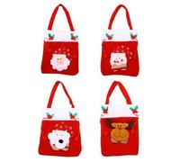 Bolsas de Navidad para caramelos, bolsa de jardín de infantes, regalo para niños, decoración de centro comercial de Navidad y colgar decoración de árbol de Navidad, fácil de usar