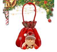 Bolsas De Navidad Para Dulces | Bolsas De Golosinas Con Cordón Navideñas,Sacos De Embalaje Para Fiestas - Para Rellenar Calcetines Adultos Fiestas De Aula Tentempiés Golosinas
