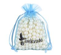 Bolsas de Organza 100PCS, 4x6 pulgadas Pequeñas Bolsas de Malla con Cordón, Regalo de Boda, Bolsas de Regalo de Joyería Bolsas de Caramelo Bolsas de Bolsita para Fiesta, Navidad, Festival, (Azul lago)