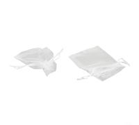 Bolsas de organza transparente, bolsa de recuerdo de boda con cordón, bodas, fiestas de compromiso, despedidas de soltera, cumpleaños (7 x 9 cm)