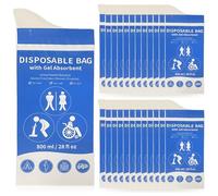 Bolsas de orina desechables, 24 unidades de bolsas de orina portátiles para viajes, 800 ml, bolsa de orina de gel, bolsa de orina de gel, aseo de viaje, aseo de emergencia, bolsas de vómito, urinario