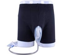 Bolsas De Orina, Pantalones Para Incontinencia Ponible Para Hombres Soporte De Orina Para Pierna Resistente A Fugas De Silicona Bolsa Para Sistema De Orina Avialable Para Anciano ( Size : Medium (69-9