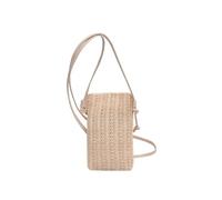 Bolsas De Paja Conjunto de bolso madre-hija, bolso de paja for mujer, bolso de mano de punto de gran capacidad, bolso de hombro de lujo for playa de verano(Color 01)