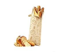 Bolsas de pan de algodón reutilizables para masa madre, bolsas de almacenamiento de pan transpirables con control de humedad, paquete de 2, 17 x 70 cm, lavables