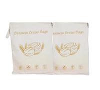 Bolsas de pan de algodón y cera de abeja, Bolsa Pan Tela, Bolsas de Pan Reutilizables Bolsa de Almacenamiento, Bolsas de Lino con Cordón para para pan casero, masa madre y pan fresco