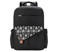 Bolsas De Pañales De Mochila Grande - De Cuidado Del Bebé, Mochila Para Elementos Esenciales | Porta Pañal Extra Grande Impermeable, Mochila Para Correas De Paseo, Ranura USB In, Negro,
