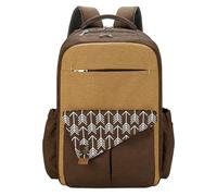 Bolsas De Pañales De Mochila Grande - De Cuidado Del Bebé, Mochila Para Elementos Esenciales | Porta Pañal Extra Grande Impermeable, Mochila Para Correas De Paseo, Ranura USB In, marrón,