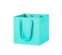 Bolsas de Papel 10 Piezas, Bolsas Kraft Bolsas de Regalo para Navidad Ceremonias de Graduación Aniversarios Baby Shower Bautizo Día de Acción de Gracias Halloween Pascua-5-25x25x25cm(10x10x10in)