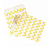 bolsas de papel 5x7in love is sweet wedding Treat Craft Paper Popcorn Bags Food Safe Party Favor Bolsas de papel Best Gift candy sweet Bag-amarillo, 13x18 cm