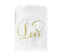 bolsas de papel 5x7in love is sweet wedding Treat Craft Paper Popcorn Bags Food Safe Party Favor Bolsas de papel Best Gift candy sweet Bag-love,13x18cm