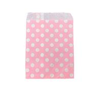 bolsas de papel 5x7in love is sweet wedding Treat Craft Paper Popcorn Bags Food Safe Party Favor Bolsas de papel Best Gift candy sweet Bag-navy dot,13x18cm