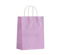 Bolsas de Papel con Asas, 50 Piezas Bolsas Kraft Navidad Ceremonias de Graduación Aniversarios Baby Shower Bautizo Día de Acción de Gracias Cumpleaños Bolsas de Regalo-6-26x12x32cm(10x5x13in)