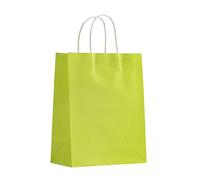 Bolsas de Papel con Asas, 50 Piezas Bolsas Kraft Navidad Ceremonias de Graduación Aniversarios Baby Shower Bautizo Día de Acción de Gracias Cumpleaños Bolsas de Regalo-9-26x12x32cm(10x5x13in)