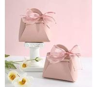 bolsas de papel kraft, bolsas de regalo de flores, 10 bolsas de regalos de boda for invitados, caja de regalo for recién nacidos, recuerdo de boda, mini bolsas de distribución de cuero, caja de embala