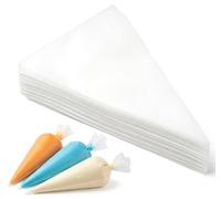 Bolsas de Pastelería Desechables,ilauke Bolsas de Manga Pastelera Desechables,200 Piezas Bolsas de Decoración Gruesas Postre,15 Pulgadas Bolsas Desechables para Decoración de Cupcakes,Pastelería
