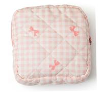 Bolsas de período para niñas adolescentes para la escuela, lindo lazo de algodón con cremallera, almohadilla discreta y organizador de viaje para almacenamiento de tampones para el primer kit