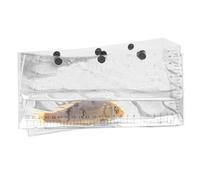 Bolsas de pesca de pescado transparente, bolsas de pescado transparentes, Bolsa de pescado para peces atrapados, Diseño instantáneo conveniente, escala UV clara, embalaje transparente de observación