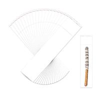 Bolsas de Plástico Autoadhesiva Largo 500pcs 5x20cm Transparente Bolsas de Celofán 50µm OPP Bolsas Celofan con Cierre Adhesivo para Joyas Bujía Chocolate Dulces Vela Navidad