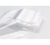 Bolsas de plastico con cierre zip - 150mm x 250mm - 1000 piezas(10x100) - 50 micras - Apta para el contacto alimentario