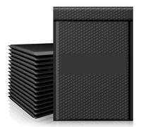 Bolsas De Plástico De Burbujas 10/60 bolsas de burbujas for envíos, impermeables, autoadhesivas, autosellantes, multitamaño, sobres embalaje, almacenamiento espuma(Black-11x15cm,50PCS)