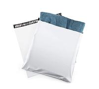 Bolsas de plástico para envíos de paquetes e-commerce autoadhesivas - Sobre embalaje blanco (25X35CM (100 UNIDADES))
