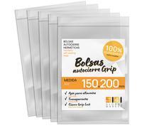 Bolsas de Plástico Transparente para Congelar Alimentos, Bolsitas con Autocierre para Cumpleaños, Regalo, Chuches, Viaje, Organizador, Envasar al Vacío, Porta Alimentos - SIDI (150x200mm, 1000uds)