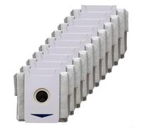 Bolsas de polvo 4/10 compatibles con Ecovacs para Deebot T30S para aspiradora combinada, diseño innovador para una captura eficiente del polvo (paquete de 10)