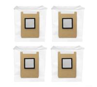 Bolsas de polvo compatibles con aspiradora robot eufy C28 E25 E28, bolsas desechables de alta capacidad para base vacía automática (4 piezas)