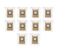 Bolsas de polvo compatibles con aspiradora robot eufy C28 E25 E28, bolsas desechables de alta capacidad para base vacía automática (10 unidades)