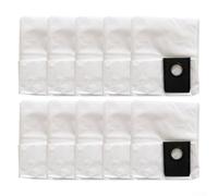 Bolsas de polvo compatibles con mopa WetDry Eureka NEW400 con filtración multicapa y material fuerte, paquete de repuesto de 4/10 (paquete de 10)
