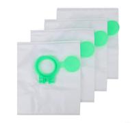 Bolsas de polvo compatibles con SEBO para Airbelt D2, filtración de 4 capas para una máxima retención de polvo y fácil mantenimiento (paquete de 4)