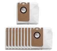 Bolsas de polvo compatibles con Ultenic para aspiradora T10 Pro y TS1, bolsas de filtración de 4 capas con construcción sólida para un funcionamiento fiable y suelos más limpios (paquete de 10)