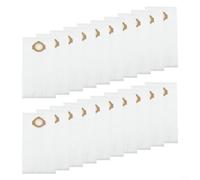 Bolsas de polvo de forro polar 49-90-2016 compatibles con Fuel 0970-20 de 2.5 galones para aspiradora - para sacos de filtro premium para limpieza de latas de cenizas, 4 unidades (paquete de 20)