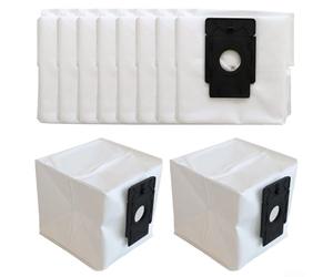 Bolsas de polvo de gran capacidad de 4 litros para robot aspiradoras RC3 Plus RE4 Plus RE5 Plus con estación base, paquete de 4 bolsas de repuesto que duran hasta 90 días (paquete de 10)