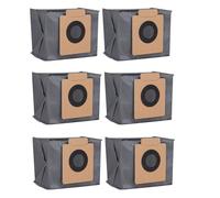 Bolsas de polvo de repuesto compatibles con aspiradora robot Eufy Clean X8 Pro/X10 Pro Omni, bolsa de repuesto desechable de gran capacidad (6 paquetes)