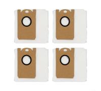 Bolsas de polvo de repuesto para Cecotec para robot aspirador Conga 7490 E-TERNAL GENESIS/X-TREME y 7290 E-TERNAL Home GENESIS/X-TREME, filtro no tejido de gran capacidad (4 piezas)
