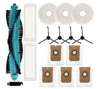 Bolsas de polvo de repuesto para Conga 11090, accesorios de aspiradora, bolsas de aspiradora (cepillo de rodillo + paño de fregona + filtro + bolsas de polvo + cepillos laterales + cepillos de