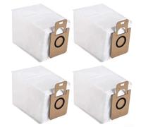 Bolsas de polvo de repuesto para Conga 5500 Hurricane Station para aspiradora flexible, tela no tejida, bolsas de colección desechables de gran capacidad, paquete de 4/10 (paquete de 4)