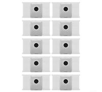 Bolsas de polvo de repuesto para Ecovacs para Deebot T80 para robot aspirador OMNI, gran capacidad de 3,5 L, sistema de filtración avanzado, paquete de 4/10 (paquete de 10)