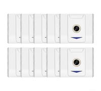 Bolsas de polvo de repuesto para Ecovacs para t30 Pro y para aspiradora robot t30 Max, bolsas desechables de filtración de alta capacidad, paquete de 10 (juegos anuales)