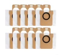 Bolsas de polvo de repuesto para robot limpiador Jonr P20 Pro, bolsas de filtro no tejidas de 3.5 L, fácil de instalar para pelo de mascotas y desechos, paquete de 4 o 10 (paquete de 10)